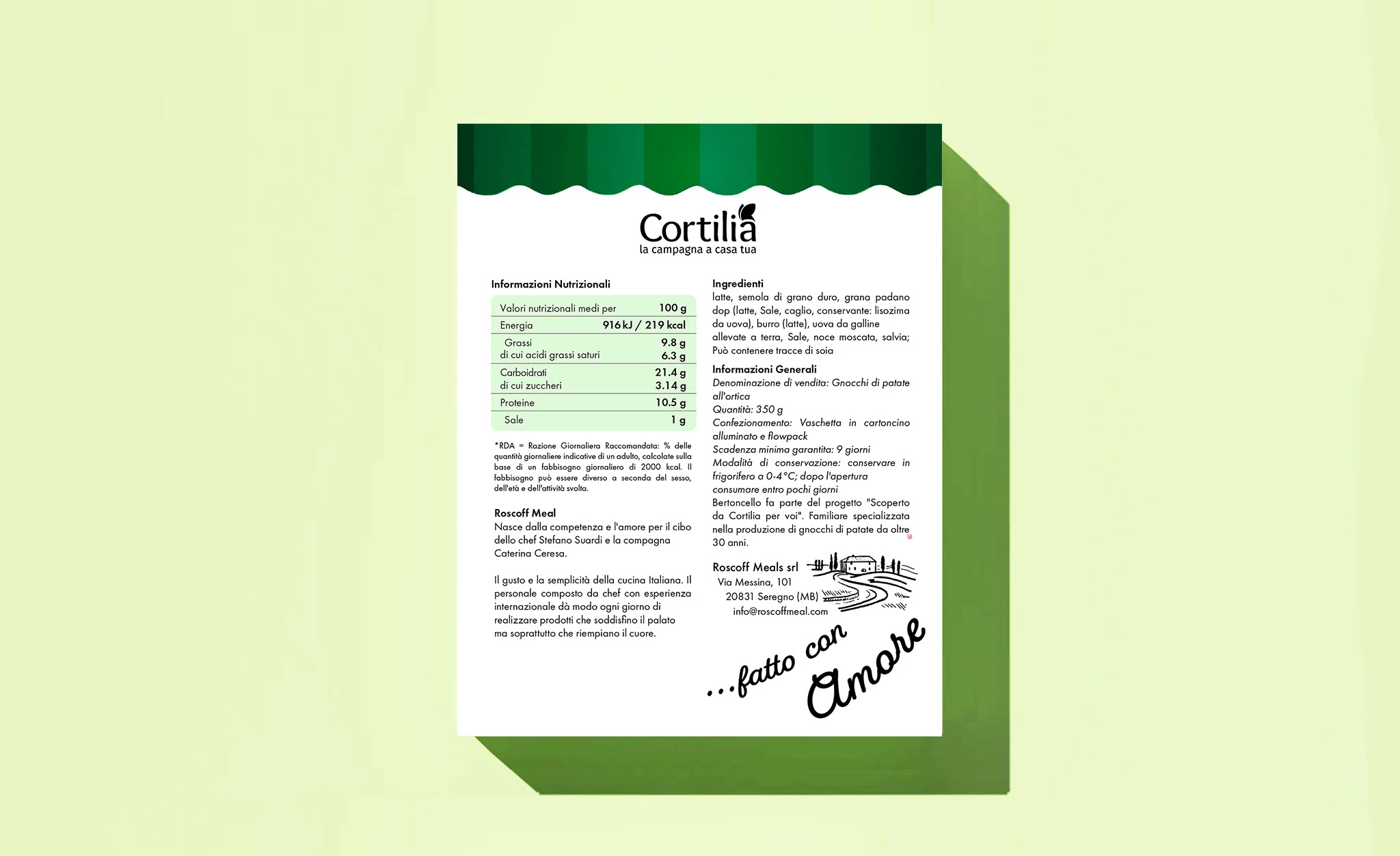 Cortilia Ready Meal Visual Brand Design artwork 7
